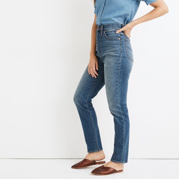 Madewell The Highest-Rise Perfect Vintage Jean in Longisle Wash Size 26 - Picture 1 of 10